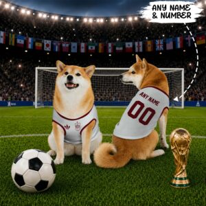Spain Away Pet Basketball Style Jersey World Cup Jersey For Pet 2026