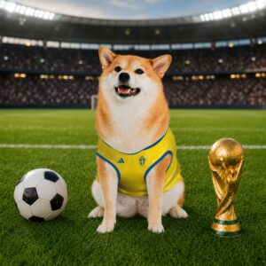 Alternative view of Sweden Home Pet Basketball Style Jersey World Cup Jersey For Pet 2026