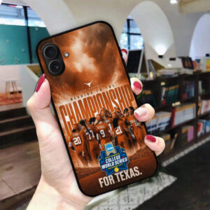 Alternative view of Texas Longhorns NCAA Womens Softball Champions 2026 Phone Case CHAMP200608
