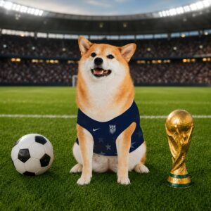 Alternative view of USA Away Pet Basketball Style Jersey World Cup Jersey For Pet 2026