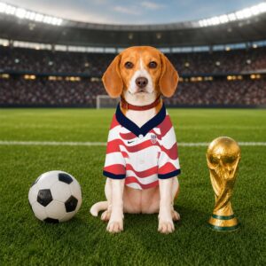 Alternative view of USA Home Pet Baseball Jersey World Cup 2026 Jersey For Pet