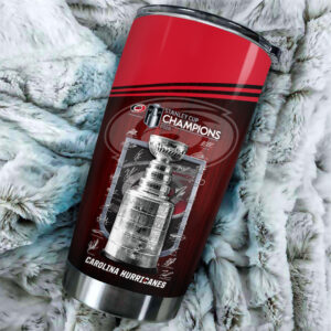 Alternative view of Carolina Hurricanes 2026 Stanley Cup Champions Tumbler Cup KTS1071