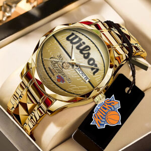 Alternative view of New York Knicks NBA Finals Champions 2026 Alloy Luxury Quartz Watch KTS1064