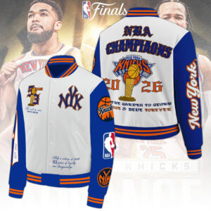 New York Knicks NBA Finals Champions 2026 Varsity Jacket KTS1009