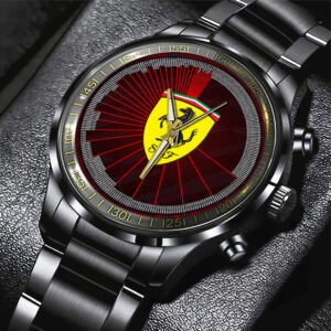 Alternative view of Scuderia Ferrari Black Stainless Steel Watch KTS1014