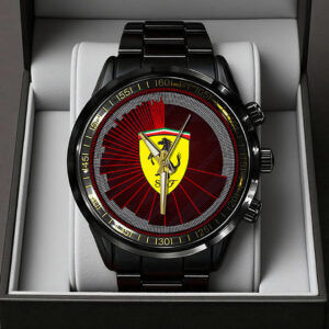 Scuderia Ferrari Black Stainless Steel Watch KTS1014