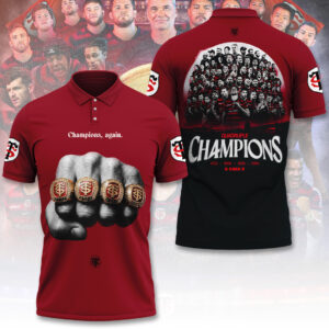Stade Toulousain 4 Time French Champions 2026 Polo Shirt KTS1122